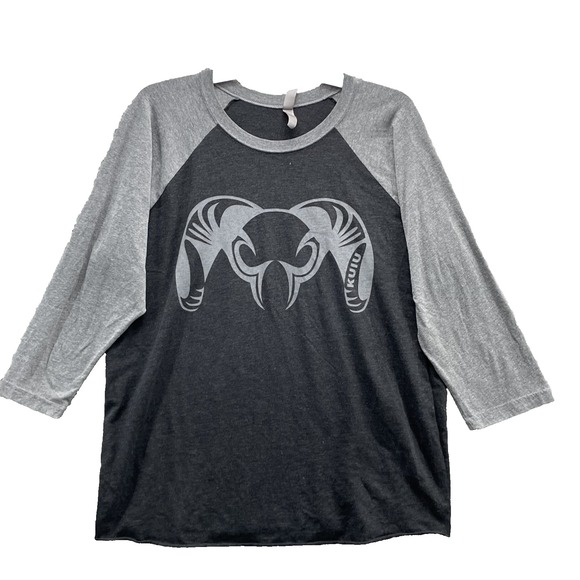 Kuiu Raglan T-Shirt Men's XL Ram Outdoor Hunting Camping Y2K Gorpcore Hike Gear